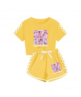 Taylor Swift Kids T-shirt And Shorts Sports Pajama...