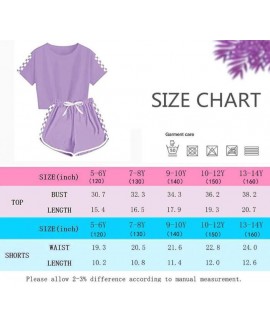 Children's Taylor Swift Boys and Girls T-shirt + Shorts Sports Pajamas Set