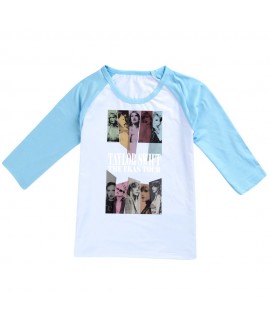 Taylor Swift Children's Three-quarter Sleeve T-shirt Pajamas