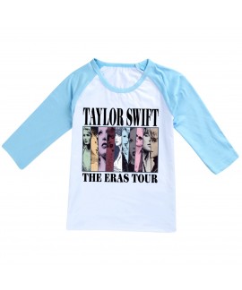 Taylor Swift Children's Short-sleeved Three-quarter Sleeve T-shirt Pajamas