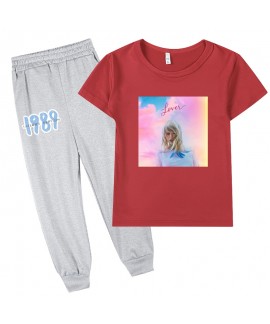 Taylor Swift Graphic Kids Short Sleeve T-Shirt + L...