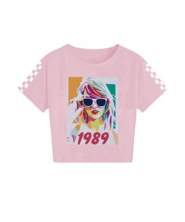 Taylor Swift Children's Summer Printed Casual Short Sleeve T-Shirt Top