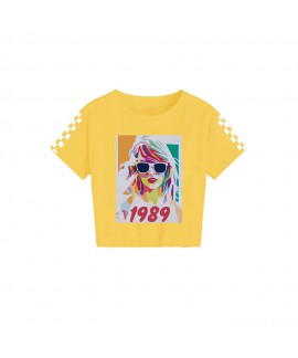 Taylor Swift Children's Summer Printed Casual Shor...