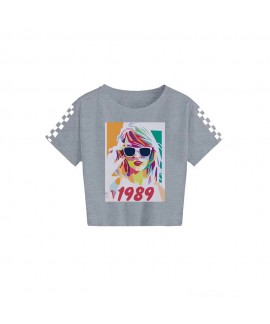 Taylor Swift Children's Summer Printed Casual Short Sleeve T-Shirt Top Pjms