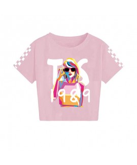 Taylor Swift 1989 Children's Summer Printed Casual Short Sleeve T-Shirt Top