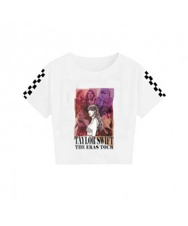 Taylor Swift The Ears Tour Kid's 120-160 Printed Casual Short Sleeve T-Shirt Summer Top
