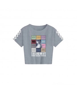 Taylor Swift 1989 120-160 Summer Printed Casual Short Sleeve T-Shirt Top