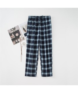 New Autumn Winter Men's Fleece Fabric Sleep Pants Thick Long Pants Large Size Loose Home Pants Exported to Amazon