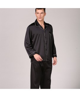 PajamaSets for Womens And Mens,Cotton-Silk-stain Pjs,sleepwear Cheap