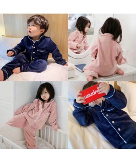 Winter Children's Clothes Thickened Golden Mink Do...