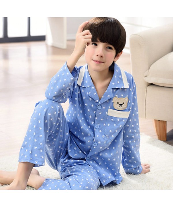 long sleeved cartoon boys pajama sets for spring 100 cotton soft pj set ...