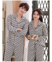 PajamaSets for Womens And Mens,Cotton-Silk-stain Pjs,sleepwear Cheap