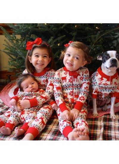 Parent-child Family Christmas Pajamas Set