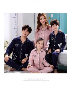 Korean new cotton mother and daughter family three or four family suit home service