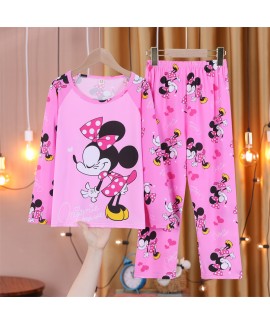 Hello Kitty Christmas Pajamas Long-sleeved Suit Spring And Summer Thin Section Men's And Women's Two-piece Set