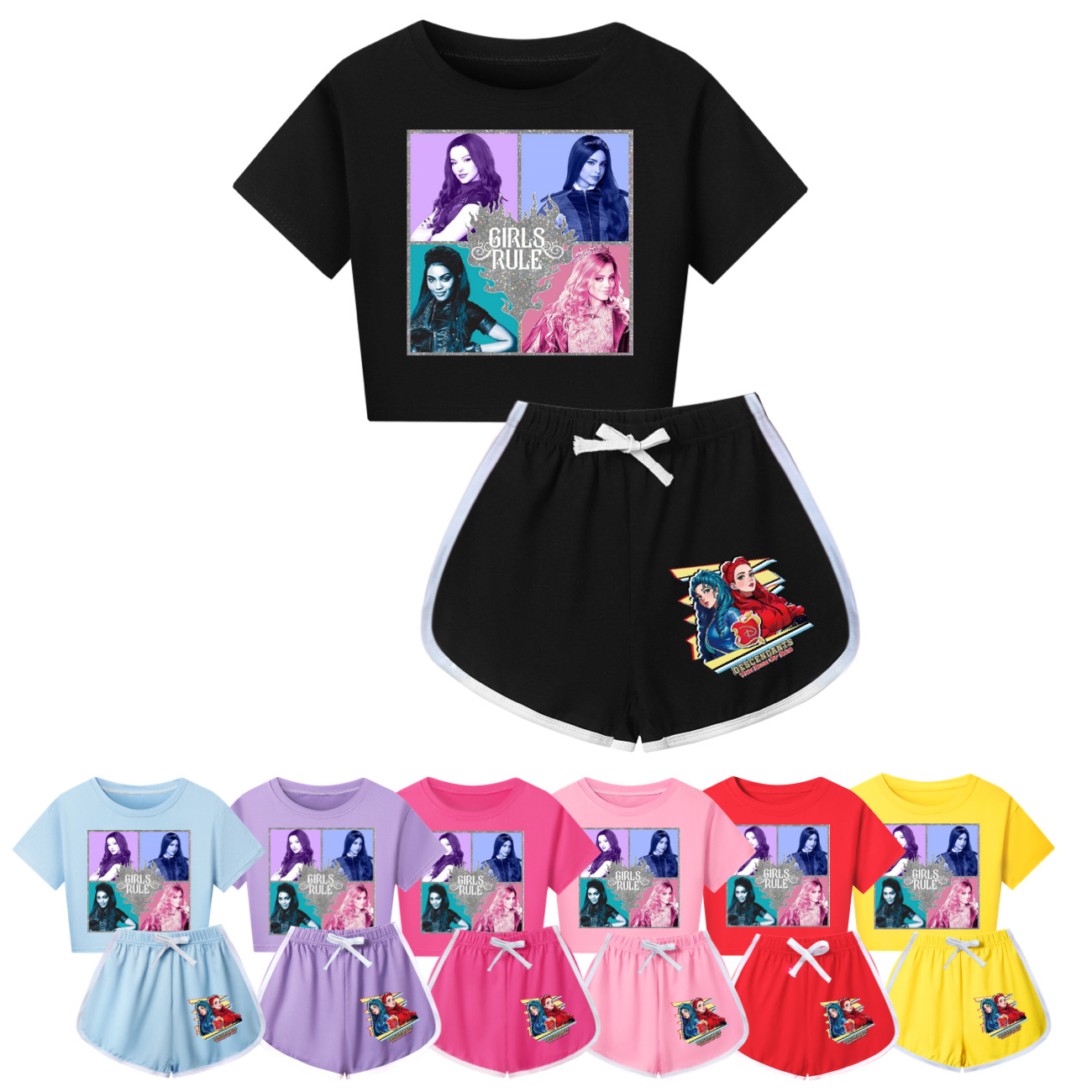 Descendants 4 Kids' Short Sleeve & Shorts Set - Style 3796