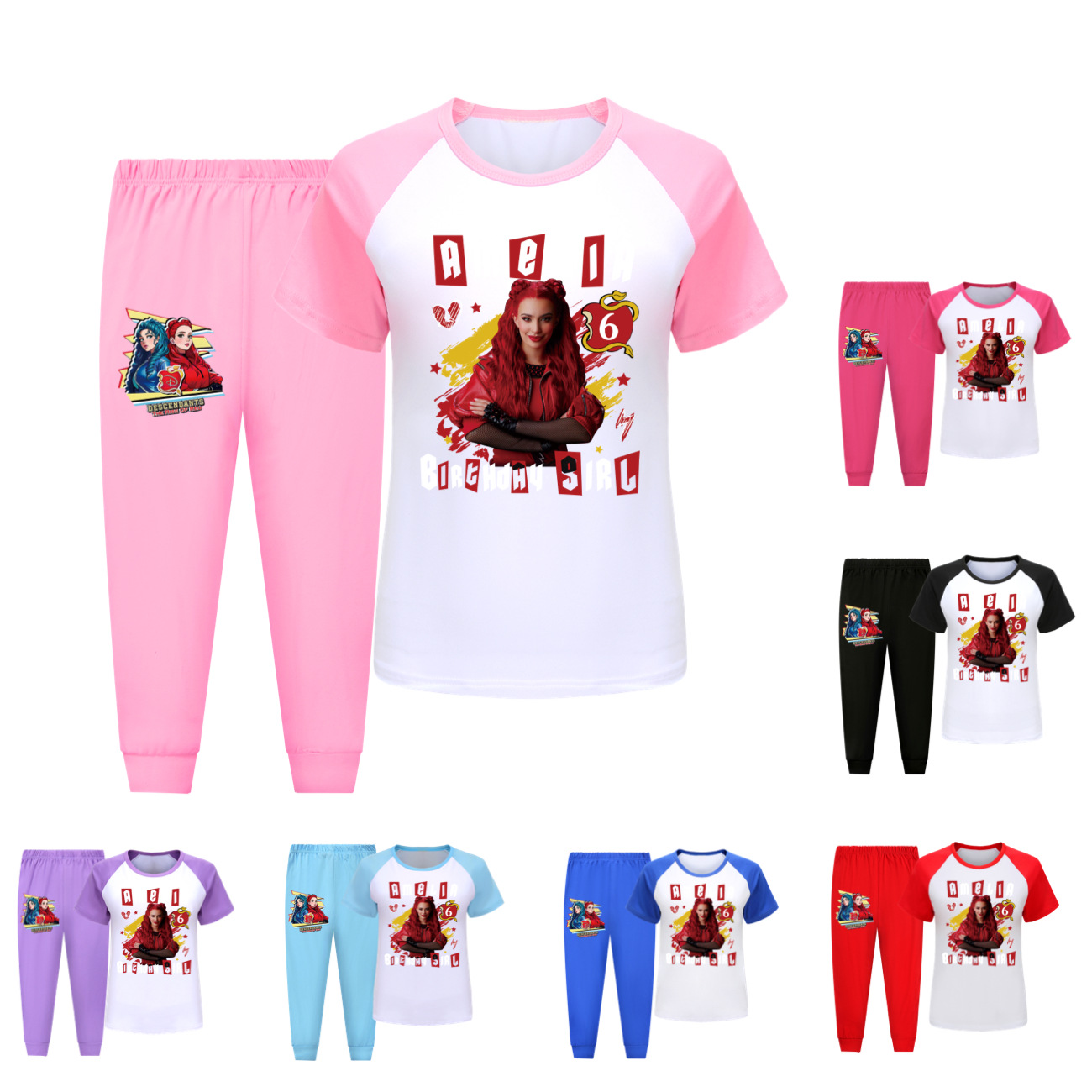 Descendants 4 Kids Spring & Summer Pajama Set | Comfortable Sleepwear for Children