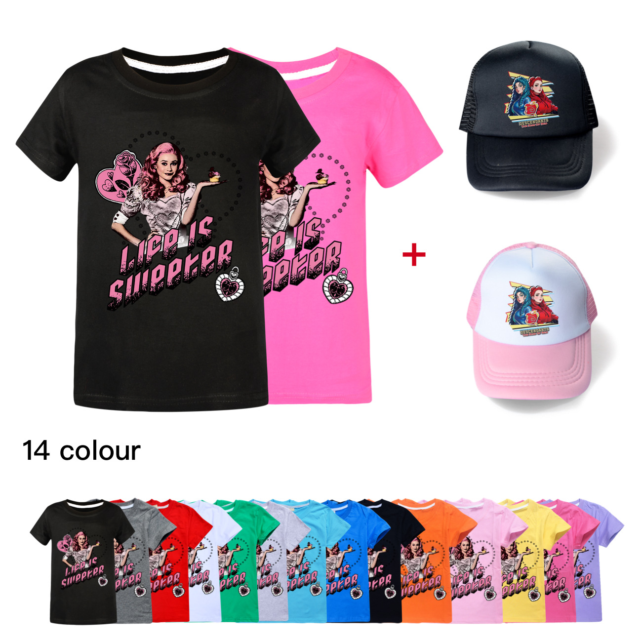 Descendants 4 Kids' Summer T-Shirt with Hat