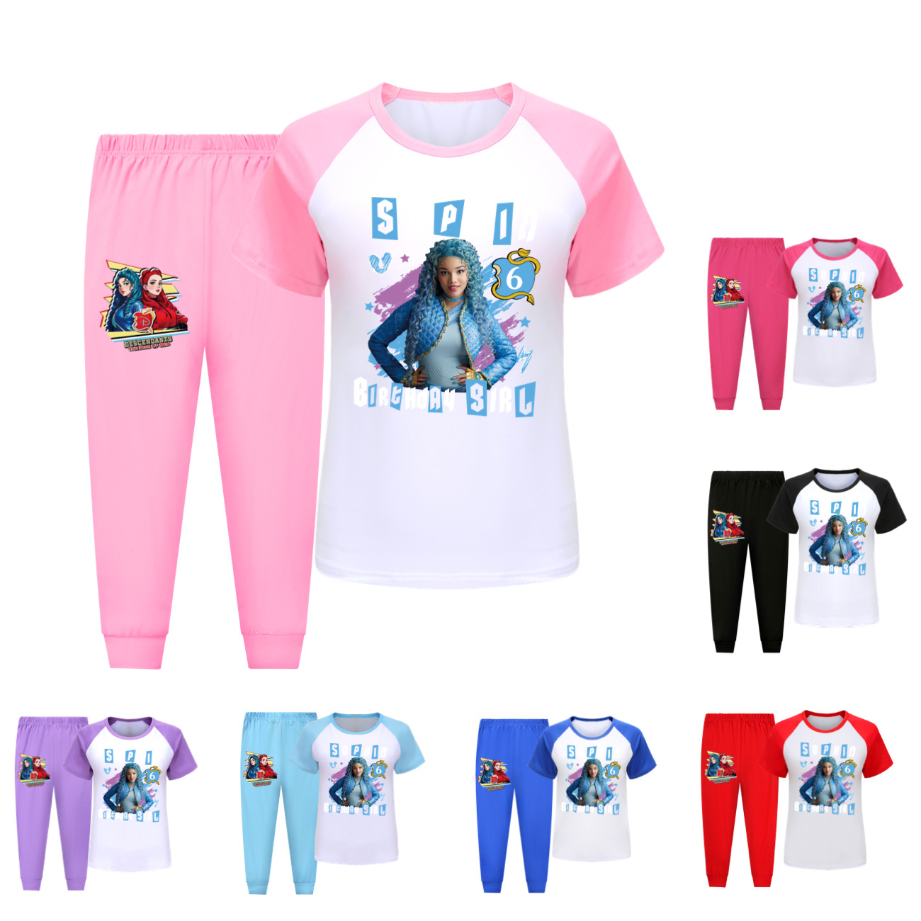 Descendants 4 Kids' Spring & Summer Pajama Set | Comfortable Sleepwear for Children