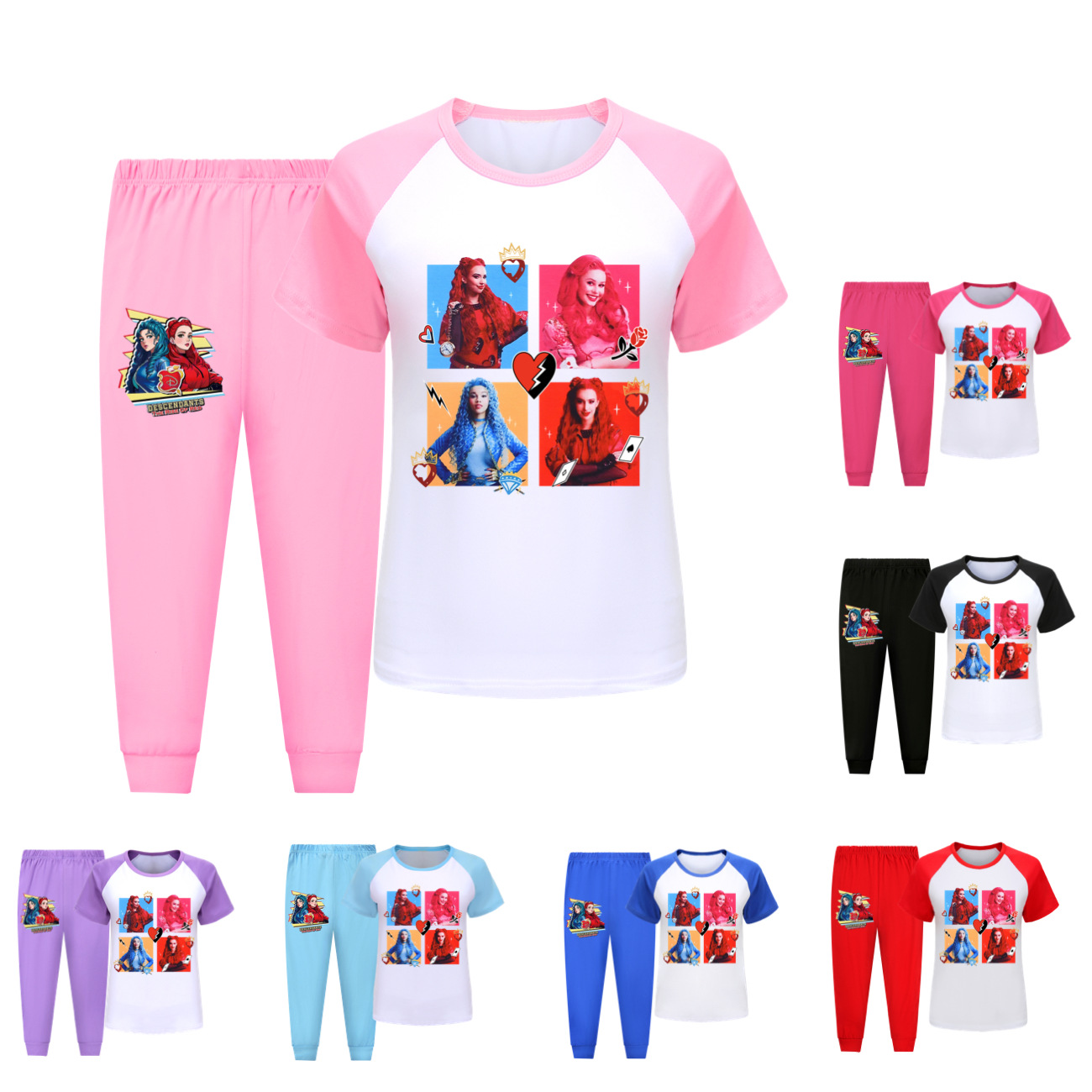 Descendants 4 Kids Spring Summer Pajama Set