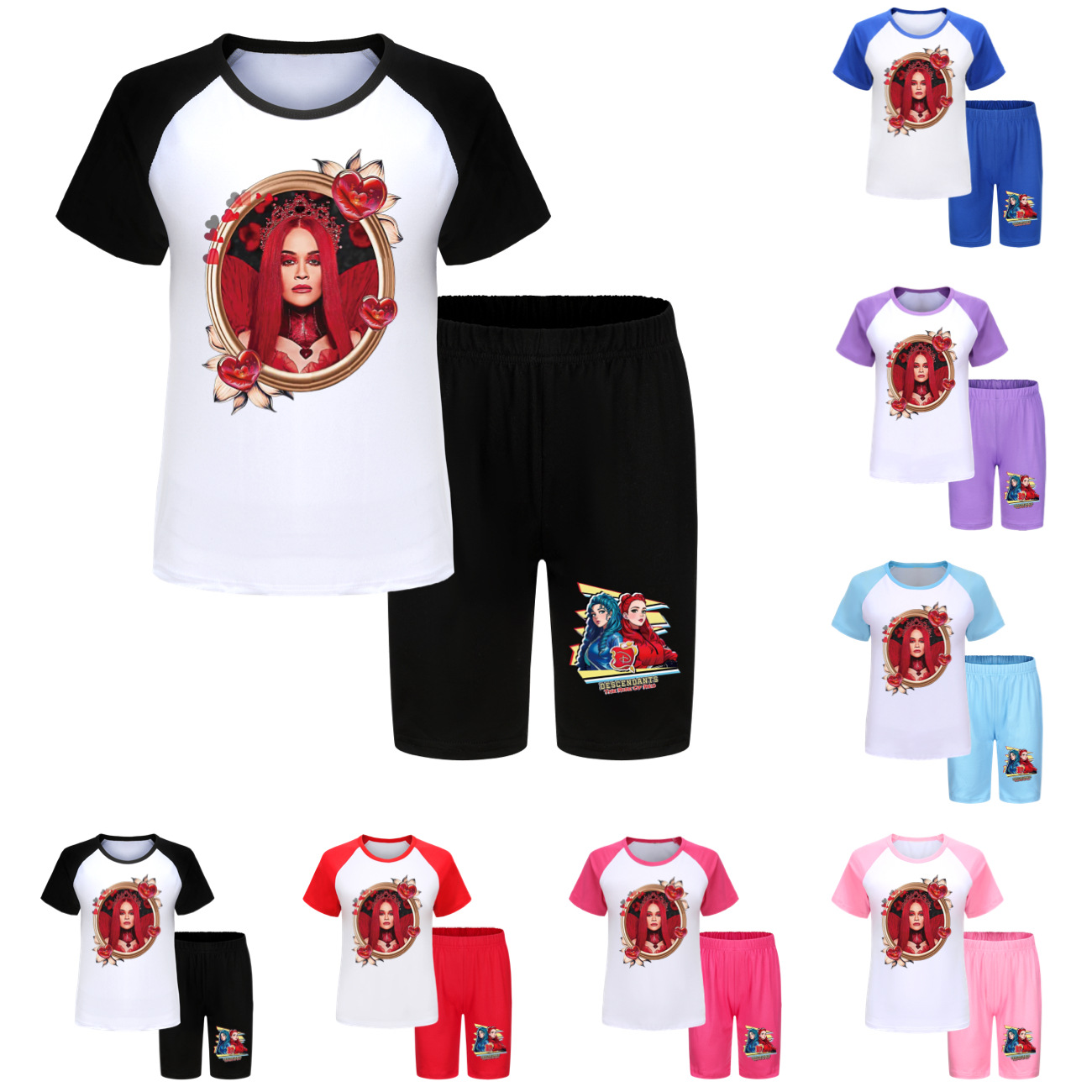 Descendants 4 Kids' T-Shirt and Shorts Summer Pajama Set (Sizes 110-170)