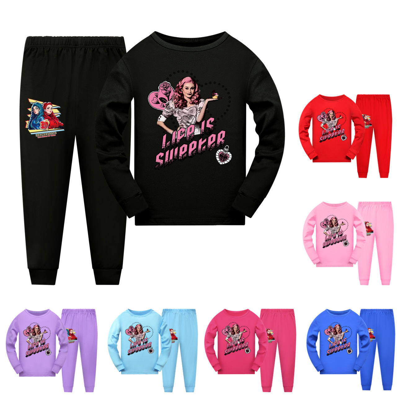 Descendants 4 Long Sleeve Pajama Set for Kids (110-170)