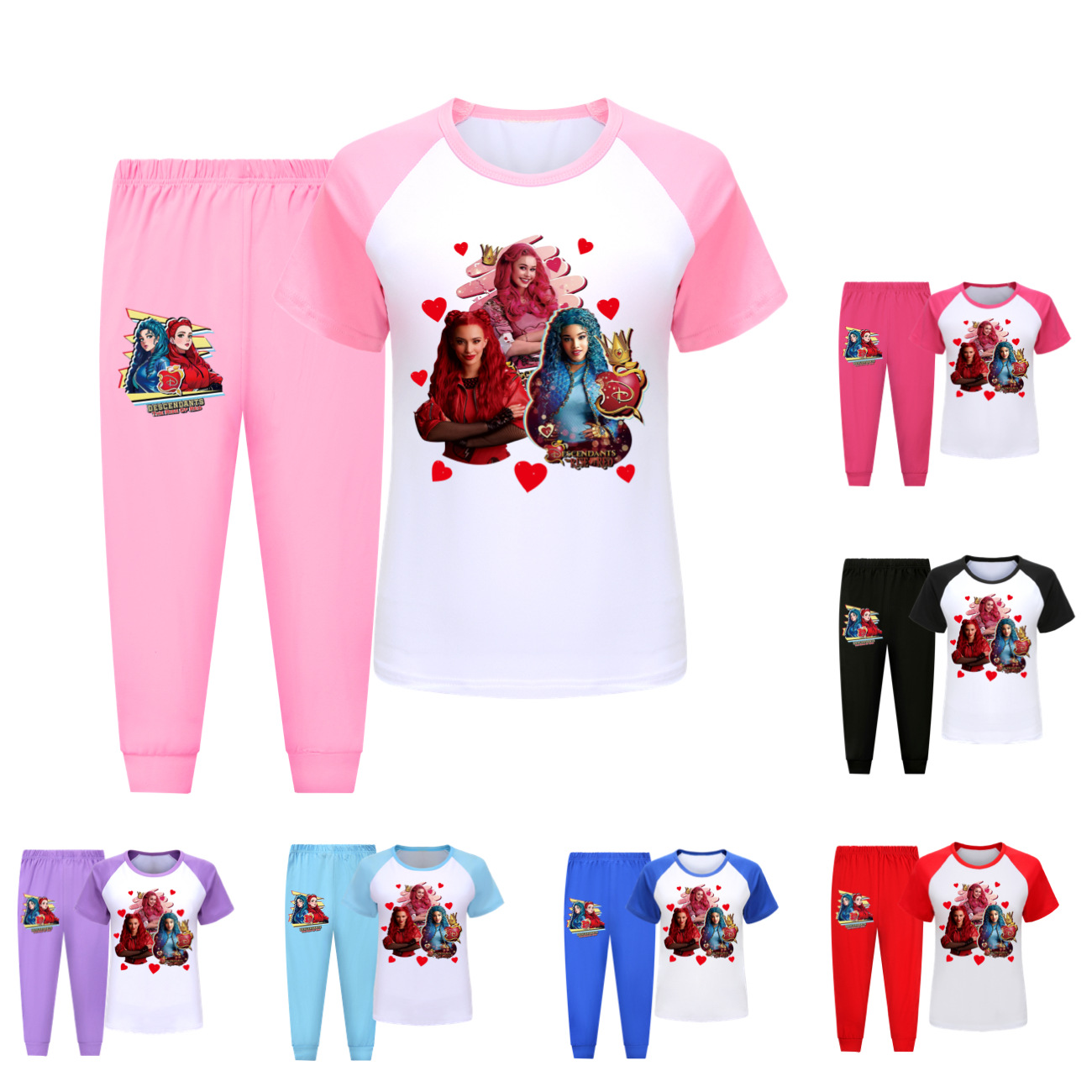 Descendants 4 Kids' Spring & Summer Pajama Set | Comfortable Sleepwear